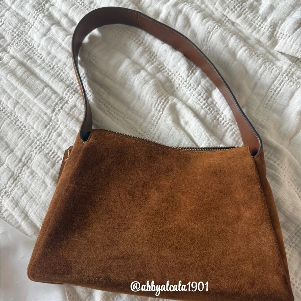 Coach Rich Brown Suede Shoulder Bag - Picture 3 of 6